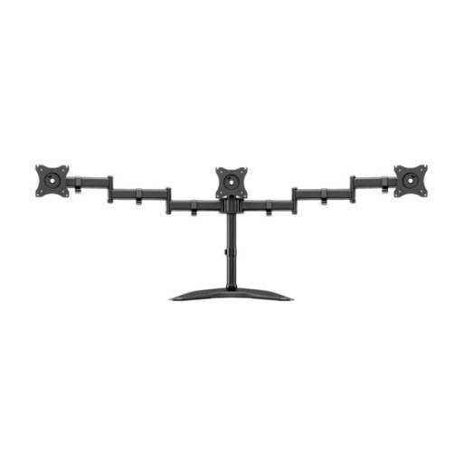 MULTIBRACKETS Asztali állvány (3 képernyős rögzítőkar), M Deskstand Basic Triple (15-27", max.VESA: 100x100 mm, 6 kg)