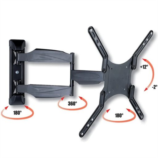 TECHLY ICA-PLB 171M dönthető fali karos konzol 23-55" LCD kijelzőhöz, fekete
