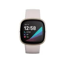 FITBIT Sense okosóra (Lunar White / Soft Gold Stainless Steel)