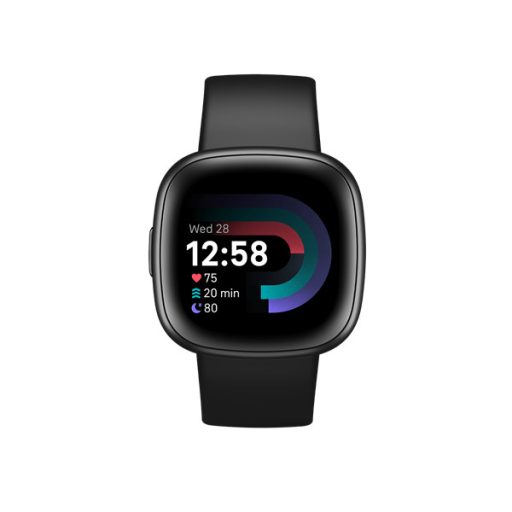 FITBIT Versa 4 okosóra (Black / Graphite Aluminium)