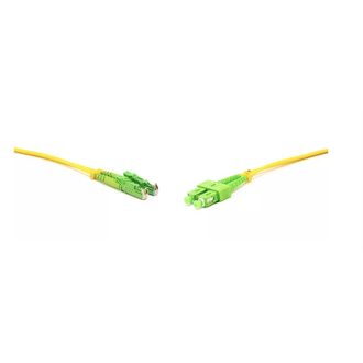   LINKEASY Duplex patch kábel  2 x E2000/APC  + 2 x SC/APC csatlakozóval, 3mm duplex core 9/125 LSZH, 3 m
