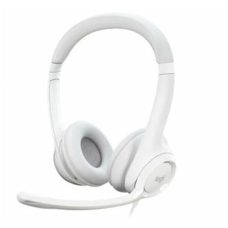   LOGITECH Fejhallgató 2.0 - H390 USB Mikrofonos, Piszkosfehér