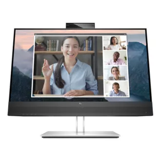   HP monitor 23.8" E24mv G4 Conferencing 23.8" FHD Matt IPS 1920x1080, 16:9, 1000:1, 250cd, 5ms, VGA, HDMI, DisplayPort