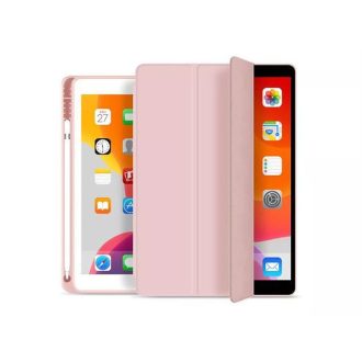   HAFFNER APPLE IPAD 10.2 (2019/2020/2021) TABLET TOK ON/OFF FUNKCIÓVAL, APPLE PENCIL TARTÓVAL - PINK (ECO CSOMAGOLÁS)