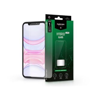   MYSCREEN PROTECTOR APPLE IPHONE XR/IPHONE 11 RUGALMAS ÜVEG KÉPERNYŐVÉDŐ FÓLIA - HYBRID GLASS LITE - TRANSPARENT