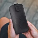 DECO UNIVERZÁLIS KIHÚZHATÓ TELEFONTOK - SAMSUNG A51/A31/M21/A22 4G/ XIAOMI MI 11LITE 5G/ OPPO RENO5 5G - FEKETE