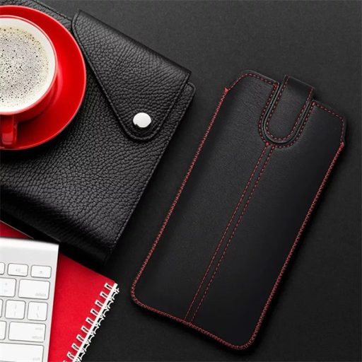 HAFFNER ULTRASLIM UNIVERZÁLIS KIHÚZHATÓ TELEFONTOK - APPLE IPHONE 13 / 13 PRO - FEKETE