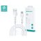 DEVIA USB - MICRO USB ADAT- ÉS TÖLTŐKÁBEL 1 M-ES VEZETÉKKEL - KINTONE CABLE V2 SERIES FOR MICRO USB - 5V/2.1A - WHITE