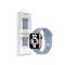 DEVIA APPLE WATCH SZILIKON SPORT SZÍJ - SILICONE DELUXE SERIES SPORT WATCH BAND - 42/44/45/49 MM - FOG BLUE