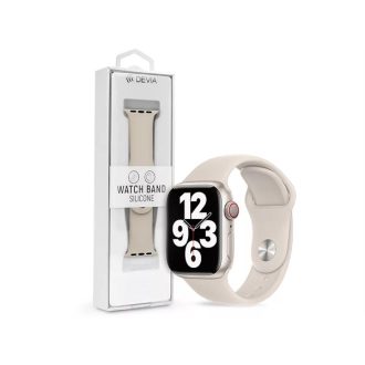   DEVIA APPLE WATCH SZILIKON SPORT SZÍJ - SILICONE DELUXE SERIES SPORT WATCH BAND - 42/44/45/49 MM - STARLIGHT