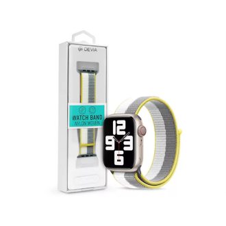   DEVIA APPLE WATCH SZÖVET SPORT SZÍJ - NYLON WOVEN BRAIDED ADJUSTABLE TWO-TONE WATCH LOOP - 42/44/45/49 MM - LILAC