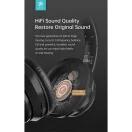 DEVIA WIRELESS BLUETOOTH SZTEREÓ FEJHALLGATÓ BEÉPÍTETT MIKROFONNAL - KINTONE SERIES WIRELESS HEADPHONES V2 - FEKETE