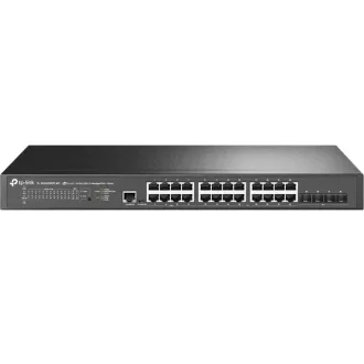   TP-LINK Switch 24x2.5Gbps + 4x10GE SFP+ Layer2 Menedzselhető Rackes, SG3428XPP-M2