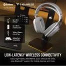CORSAIR Vezeték Nélküli Headset, HS80 MAX RGB WIRELESS Gaming, Dolby Atmos hangzás, fehér