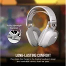 CORSAIR Vezeték Nélküli Headset, HS80 MAX RGB WIRELESS Gaming, Dolby Atmos hangzás, fehér
