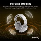 CORSAIR Vezeték Nélküli Headset, HS80 MAX RGB WIRELESS Gaming, Dolby Atmos hangzás, fehér