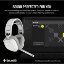 CORSAIR Vezeték Nélküli Headset, HS80 MAX RGB WIRELESS Gaming, Dolby Atmos hangzás, fehér