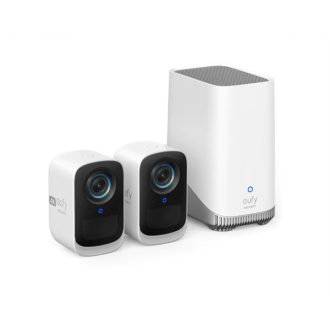   ANKER EUFYCAM3C S300 Biztonsági Kamera Rendszer (2+1) 4K, AI Arcfelismerés, Beépített lámpa, kültéri - T8881321
