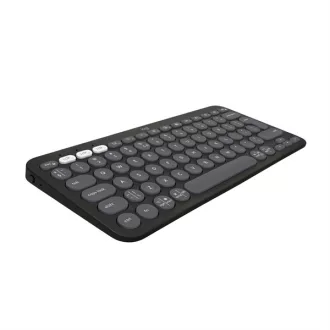   LOGITECH Billentyűzet - Pebble Keys 2 K380s Vezeték Nélküli & Bluetooth Grafitszürke, US