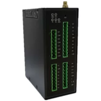   RAISECOM IoT gateway, 2xFE RJ45, 1xRS485, ZigBee 3.0, Modbus TCP és RTU, 12xDI, 6xDO, 2xanalóg bemenet