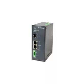   RAISECOM L2 DIN sínes menedzselhető ipari switch, 1xFE/GE SFP + 2xGE RJ45, 1x12/24VDC