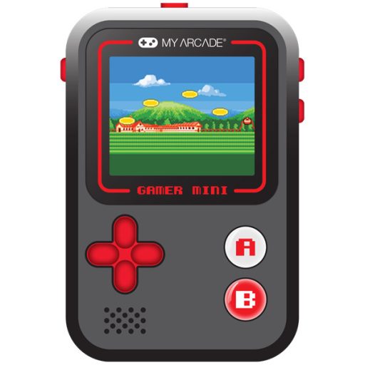 MY ARCADE Játékkonzol Gamer Mini Classic 160in1 Fekete & Piros Hordozható, DGUN-3925