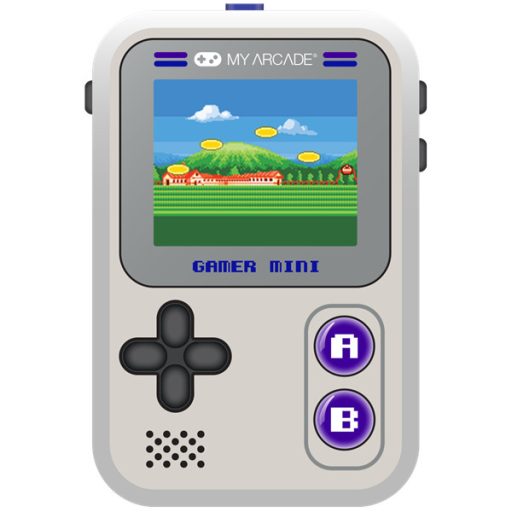MY ARCADE Játékkonzol Gamer Mini Classic 160in1 Szürke & Lila Hordozható, DGUN-3924