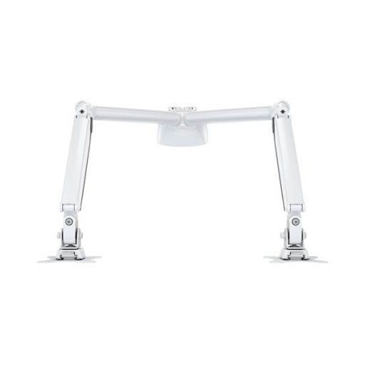 MULTIBRACKETS 2 karos asztali konzol, M Deskmount Gas Spring Dual White (15-27", max.VESA: 100x100 mm, 9 kg)