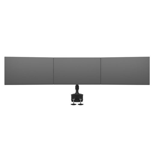 MULTIBRACKETS Asztali konzol (3 képernyős rögzítőkar), M VESA Desktopmount Triple Desk Clamp 15-24" (max.VESA:100x100mm)