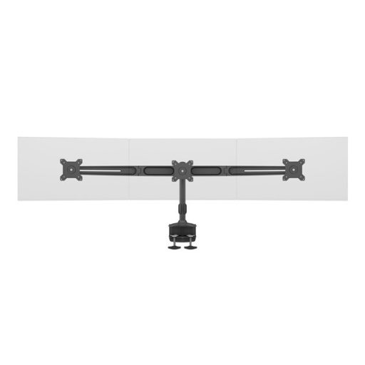 MULTIBRACKETS Asztali konzol (3 képernyős rögzítőkar), M VESA Desktopmount Triple Desk Clamp 15-24" (max.VESA:100x100mm)