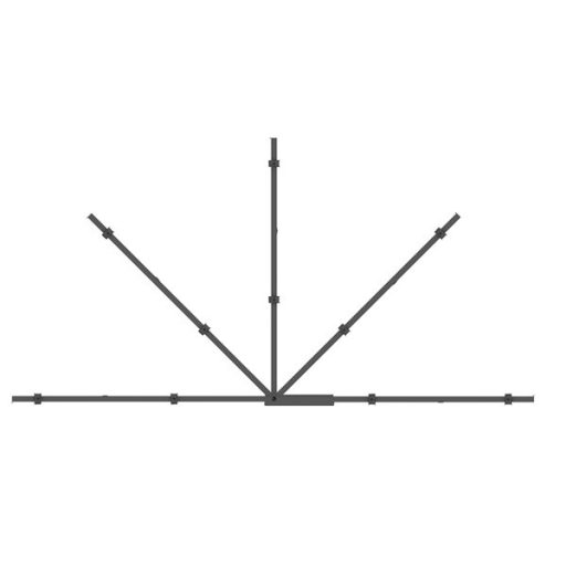 MULTIBRACKETS Fali konzol, M Universal Swing Arm 180 Degrees Large Black (48-69", max.VESA: 600x400 mm, 75 kg)