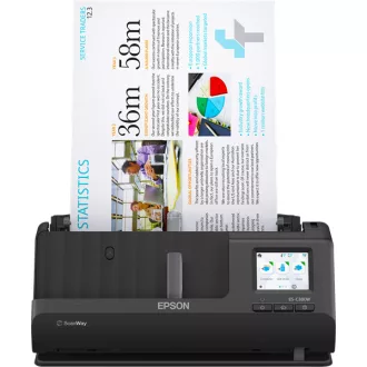   EPSON Docuscanner - WorkForce ES-C380W (A4, 600 DPI, 30 lap/perc, USB/WiFi/duplex)