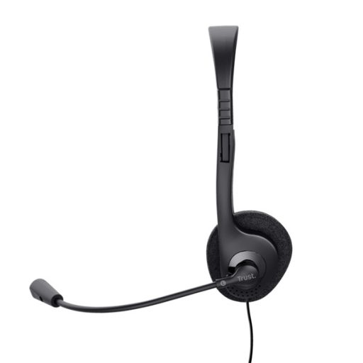 TRUST Basics Fejhallgató mikrofonnal 24659 (Chat headset-Black)
