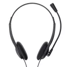 TRUST Basics Fejhallgató mikrofonnal 24659 (Chat headset-Black)