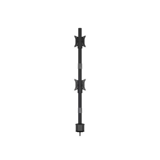 MULTIBRACKETS Asztali konzol (2 képernyős rögzítőkar), M VESA Deskmount Officeline Dual Vertical Black (15-30")