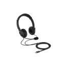 KENSINGTON K97457WW Fejhallgató mikrofonnal (Classic USB-C Headset with Mic)