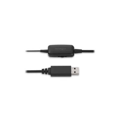 KENSINGTON K80100WW Fejhallgató mikrofonnal (USB Mono Headset with Inline Controls)