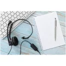 KENSINGTON K80100WW Fejhallgató mikrofonnal (USB Mono Headset with Inline Controls)