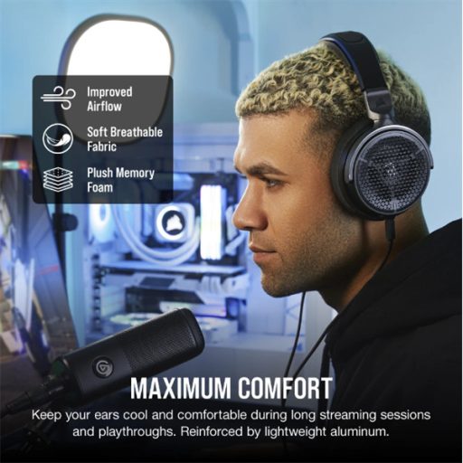 CORSAIR Vezetékes Headset, VIRTUOSO PRO Gaming, True-To-Life audio, fekete