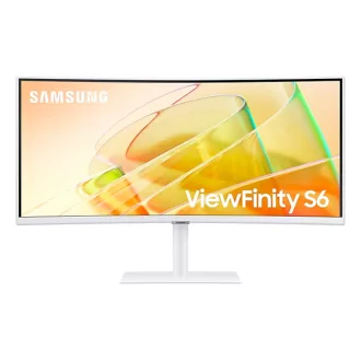   SAMSUNG Ívelt VA monitor 34" ViewFinity S6, QHD (3440 x 1440), 21:9, 100Hz, 5ms, 1xHDMI, Display Port, Thunderbolt4