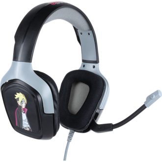   KONIX - BORUTO "Boruto" 2.0 Fejhallgató Vezetékes Gaming Stereo, Fekete-szürke