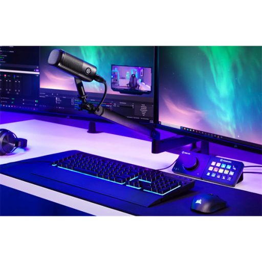 CORSAIR ELGATO Streamer Mikrofon, WAVE DX, XLR Output, fekete