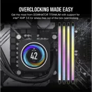 CORSAIR Memória DOMINATOR TITANIUM RGB DDR5 32GB 4800MHz CL30, INTEL (Kit of 2), fehér