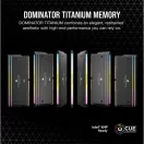 CORSAIR Memória DOMINATOR TITANIUM RGB DDR5 64GB 4800MHz CL36, INTEL (Kit of 4), fekete