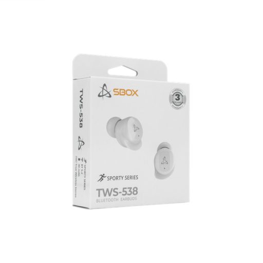 SBOX EARBUDS Headphones + microphone SBOX Bluetooth EB-TWS538 White