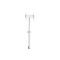 MULTIBRACKETS Motoros padlós állványkészlet, M Motorized Floormount 60kg White (32-60", max.VESA: 400x400 mm, 60 kg)
