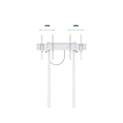 MULTIBRACKETS Padlóállvány, M Motorized Floorbase 60kg White (37-90", max.VESA: 600x400 mm, 60 kg)