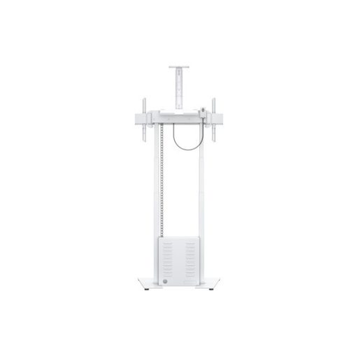 MULTIBRACKETS Motoros padlóállvány, M Motorized Floorbase Incl cabinet & camerashelf 120kg White (42-100")