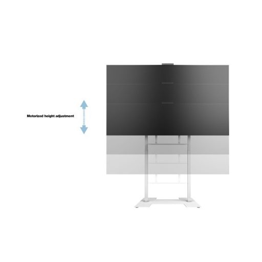 MULTIBRACKETS Motoros padlóállvány, M Motorized Floorbase XL 150kg White (42-100", max.VESA: 1000x600 mm)