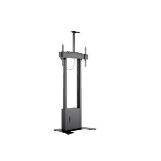   MULTIBRACKETS Motoros padlóállvány, M Motorized Floorbase Incl cabinet & camerashelf 120kg Black